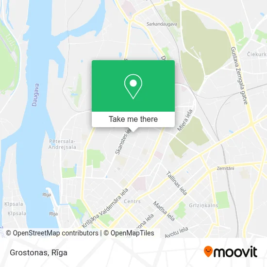 Grostonas map