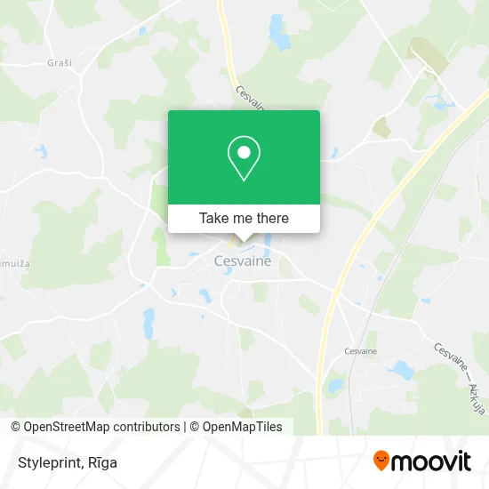 Styleprint map