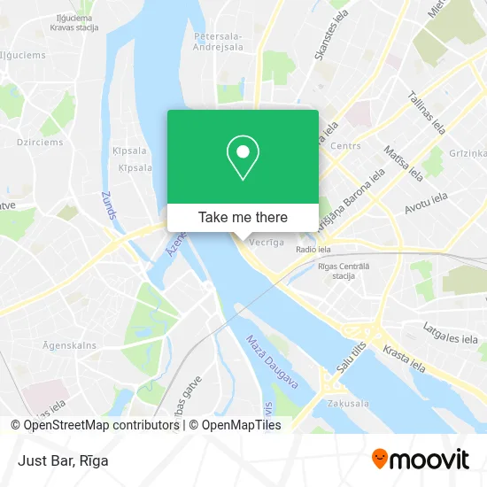 Just Bar map