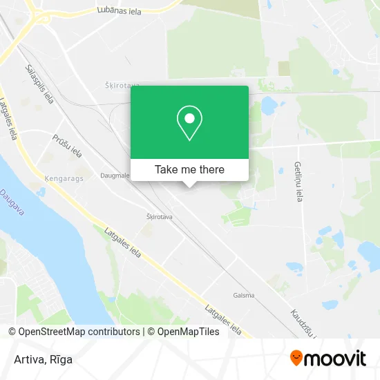 Artiva map