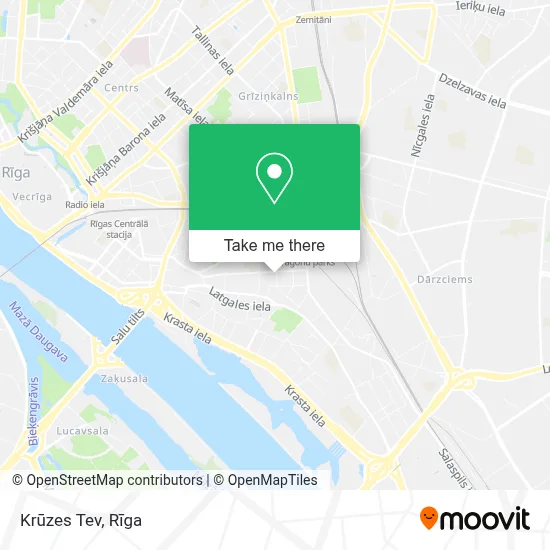 Krūzes Tev map