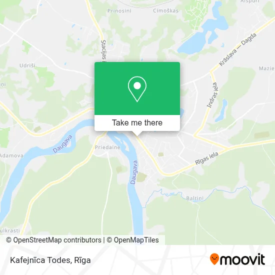 Kafejnīca Todes map