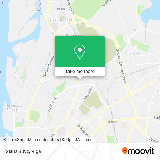 Sia D Būve map