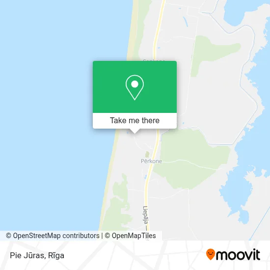 Pie Jūras map