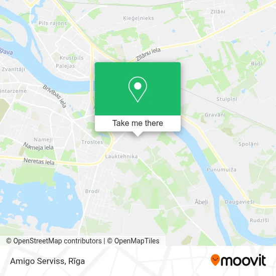 Amigo Serviss map