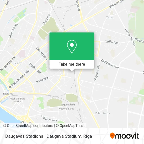 Daugavas Stadions | Daugava Stadium map