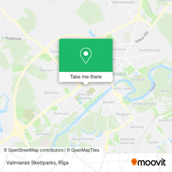 Valmieras Skeitparks map