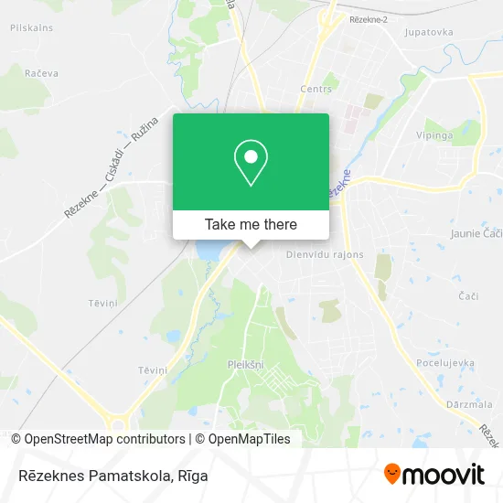 Rēzeknes Pamatskola map