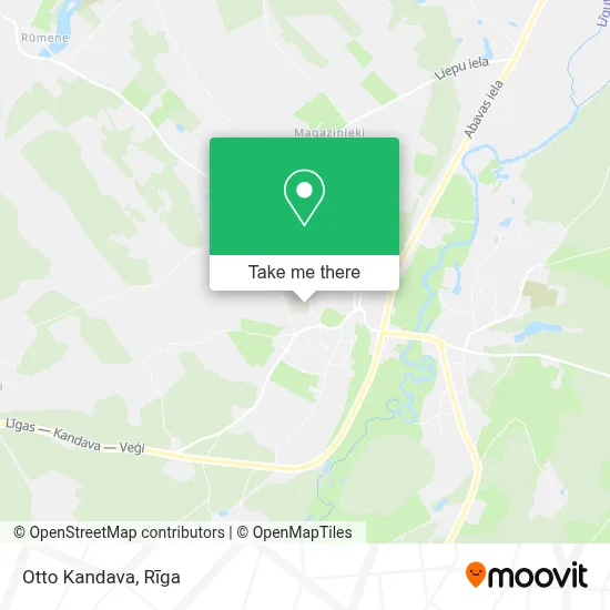 Otto Kandava map