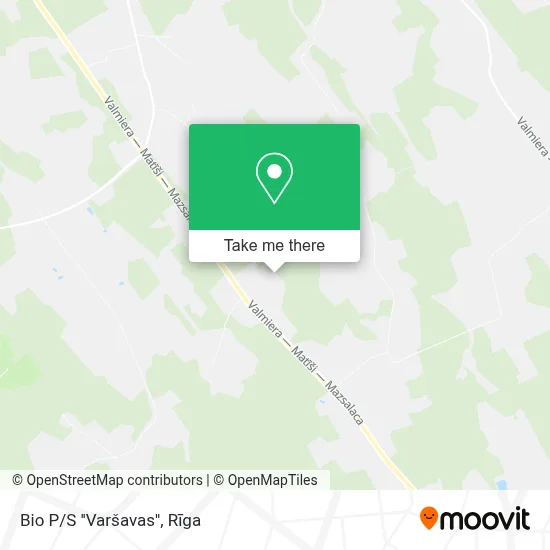 Bio P/S ''Varšavas'' map