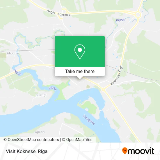 Visit Koknese map