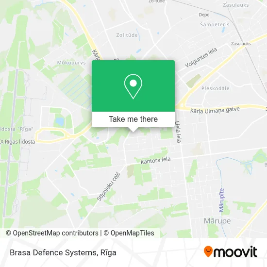 Brasa Defence Systems map