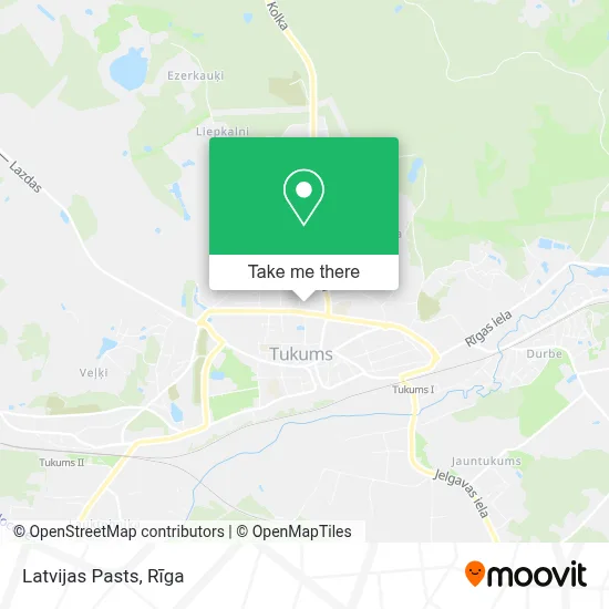 Latvijas Pasts map