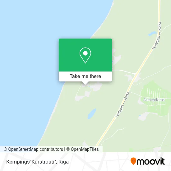 Kempings"Kurstrauti" map