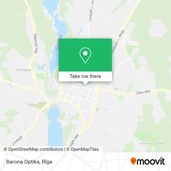 Barona Optika map