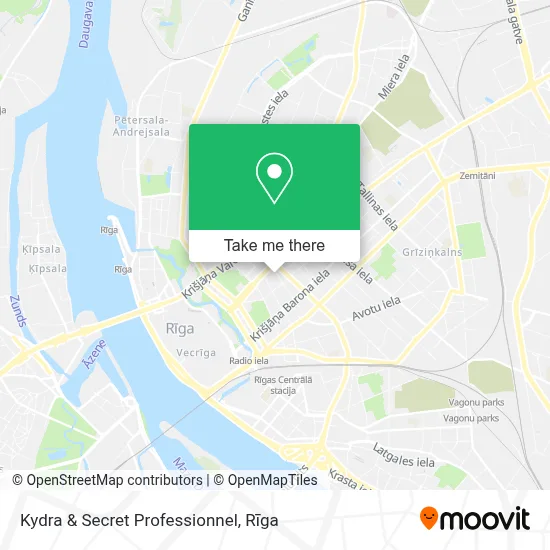 Kydra & Secret Professionnel map