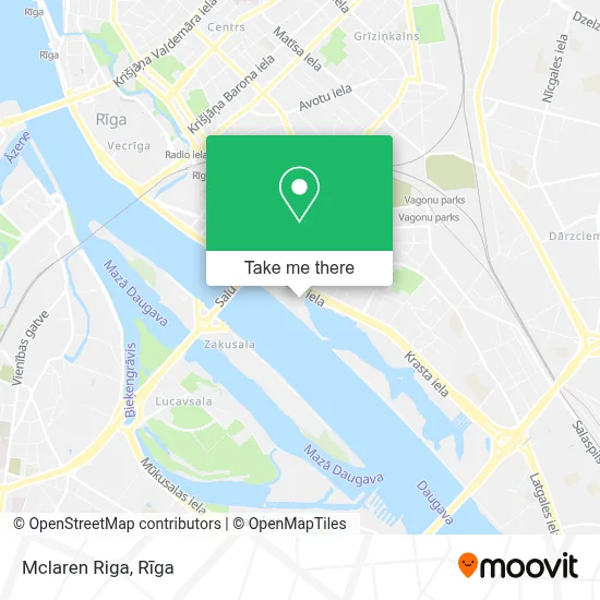 Mclaren Riga map