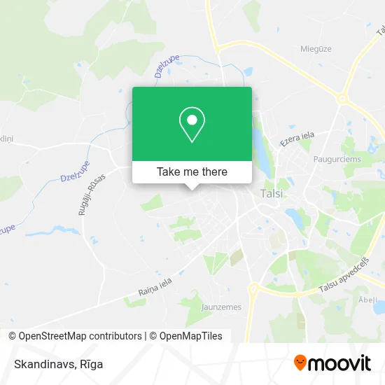 Skandinavs map