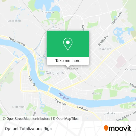 Optibet Totalizators map