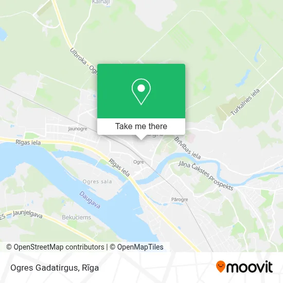 Ogres Gadatirgus map