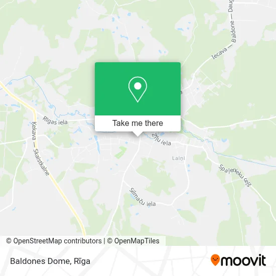 Baldones Dome map