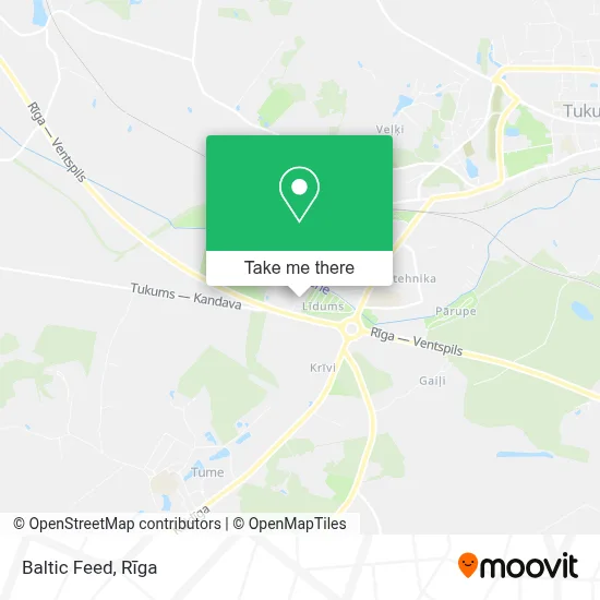 Baltic Feed map