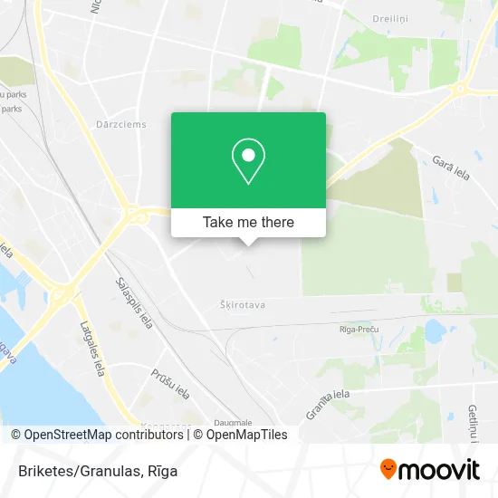 Briketes/Granulas map
