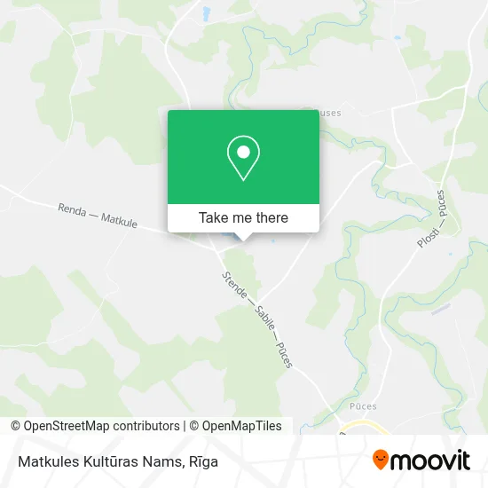 Matkules Kultūras Nams map