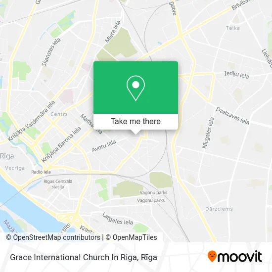 Grace International Church In Riga map