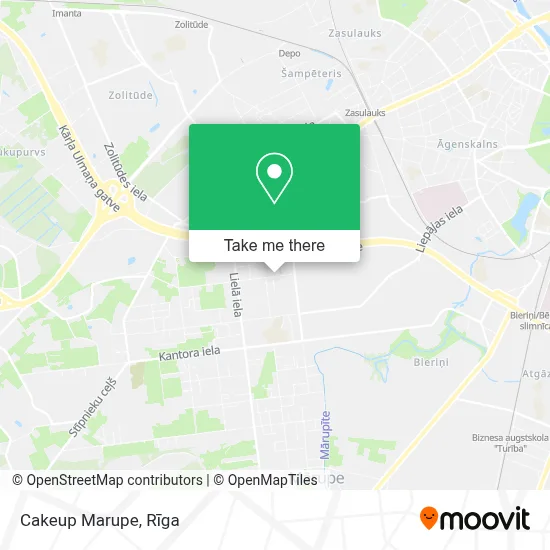 Cakeup Marupe map