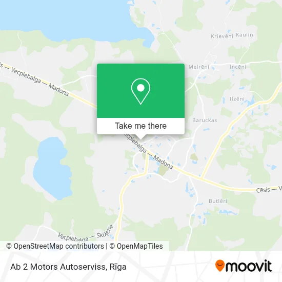 Ab 2 Motors Autoserviss map