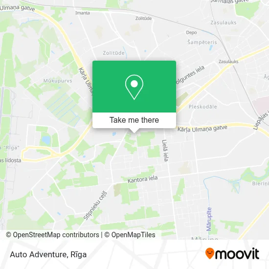Auto Adventure map