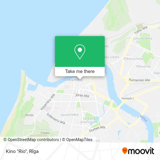 Kino "Rio" map