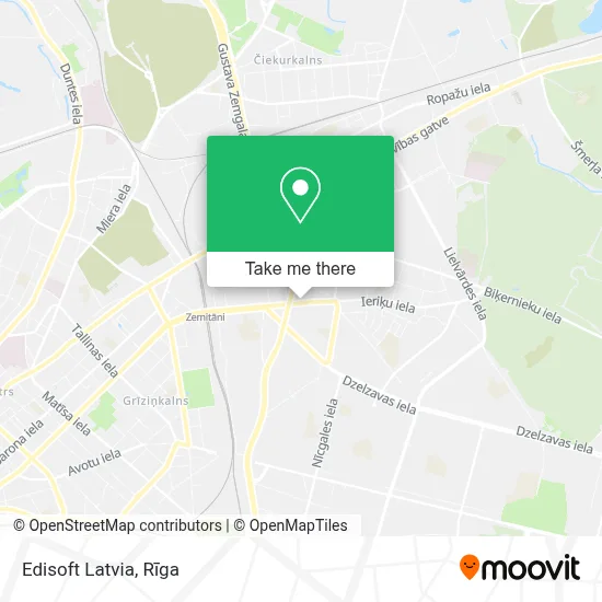 Edisoft Latvia map