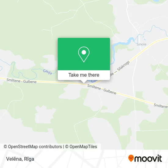 Velēna map