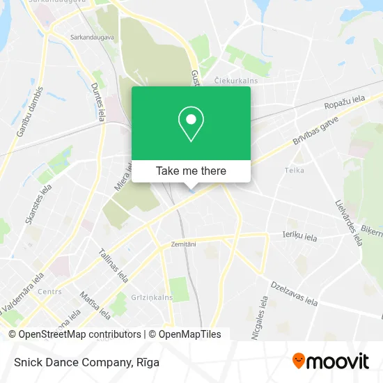 Snick Dance Company map