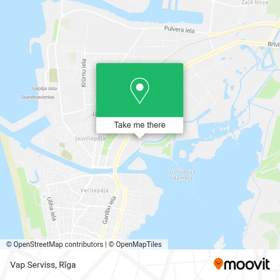 Vap Serviss map