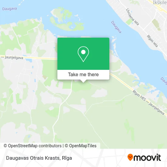 Daugavas Otrais Krasts map
