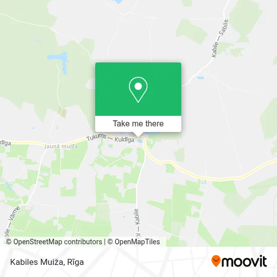 Kabiles Muiža map