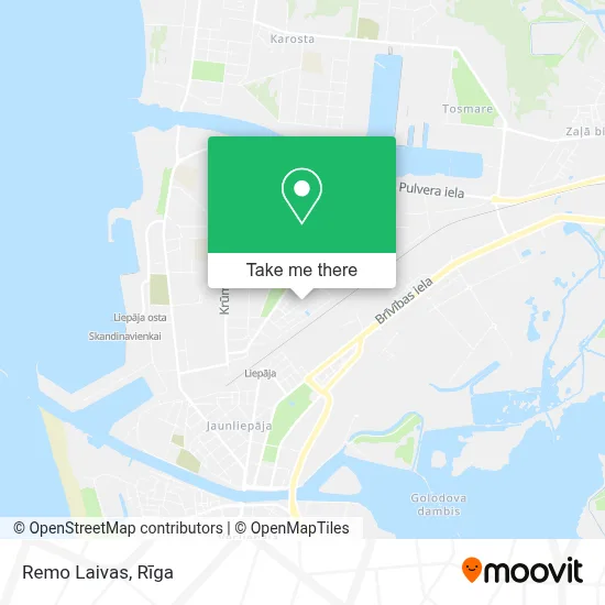 Remo Laivas map