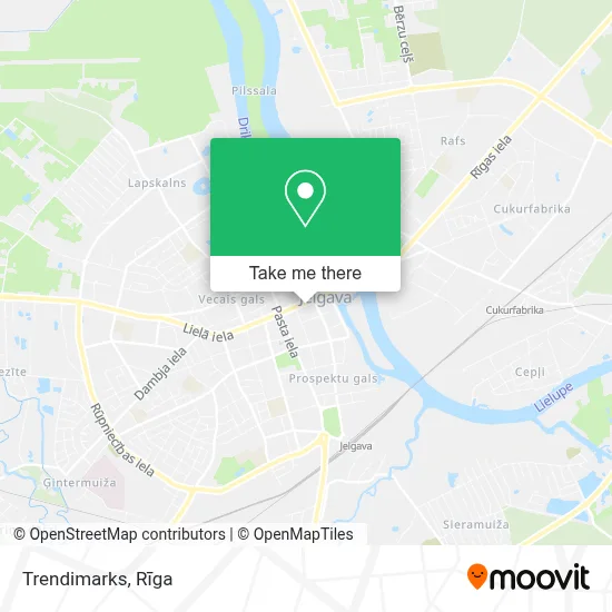 Trendimarks map