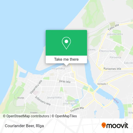 Courlander Beer map