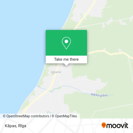 Kāpas map