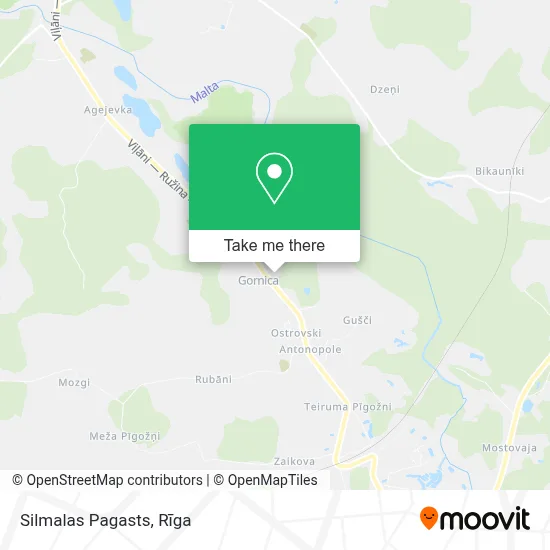 Silmalas Pagasts map