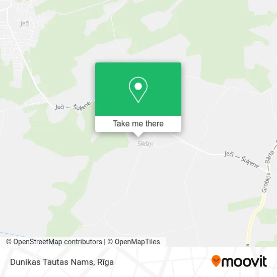 Dunikas Tautas Nams map