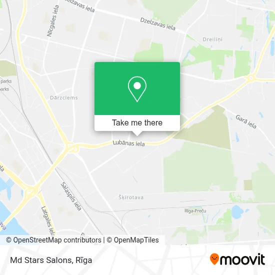 Md Stars Salons map