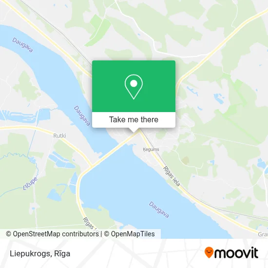 Liepukrogs map