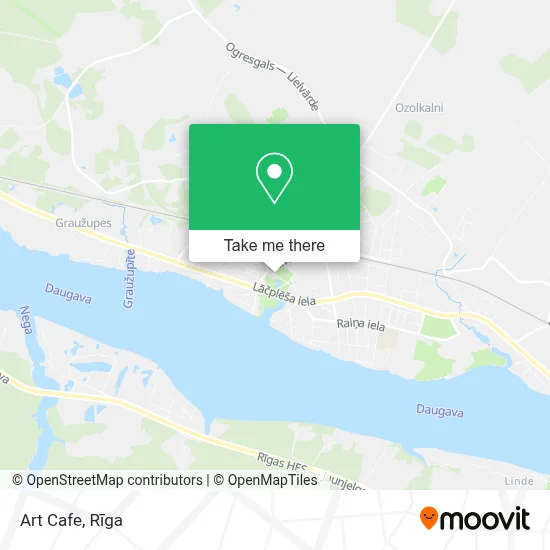 Art Kafe map