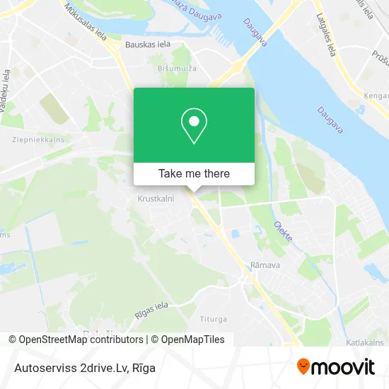 Autoserviss 2drive.Lv map