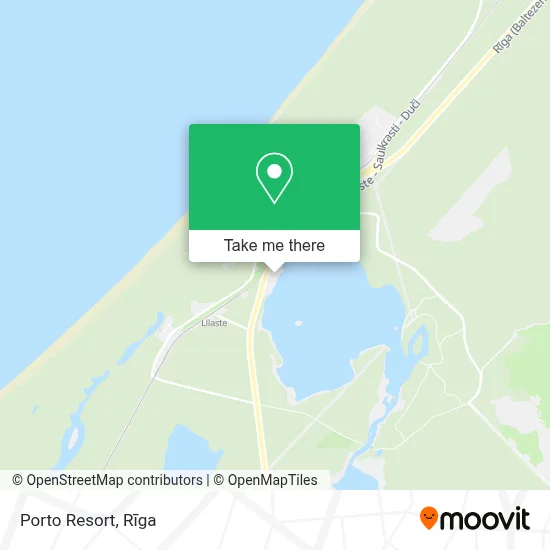Porto Resort map